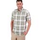 Swandri Men's Greerton Short Sleeve Shirt - Olive Grid