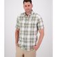 Swandri Men's Greerton Short Sleeve Shirt - Olive Grid