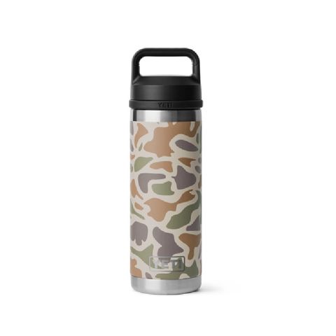 Yeti Rambler 18oz Chug Tan Camo