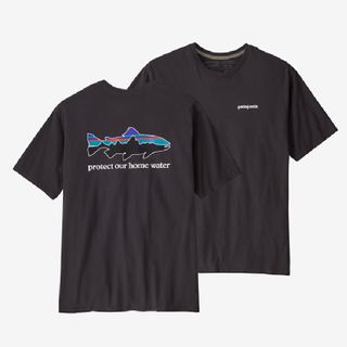 Patagonia Men's Home Water Trout Organic T-shirt - Black