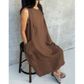 Montaigne Remy Linen Dress - Tabacco