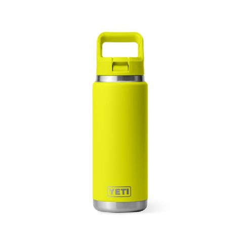 Yeti Rambler 26oz Straw Firefly Yellow