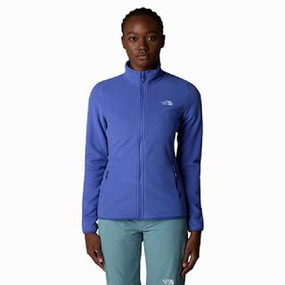 The North Face Women's 100 Glacier Full Zip Fleece - Indy Plum