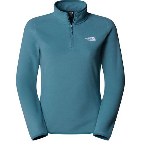 The North Face Women's 100 Glacier &frac14; Zip Fleece - Stormy Blue