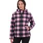 Swandri Women's Seattle Wool Hoodie - Shadow Blossom Check