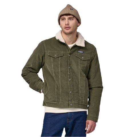 Patagonia Men's Pile-lined Trucker Jacket - Basin Green