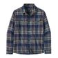 Patagonia Long Sleeved Organic Cotton Midweight Fjord Flannel Shirt - New Navy