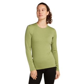 Icebreaker Women's Merino 260 Tech Crewe - Olive