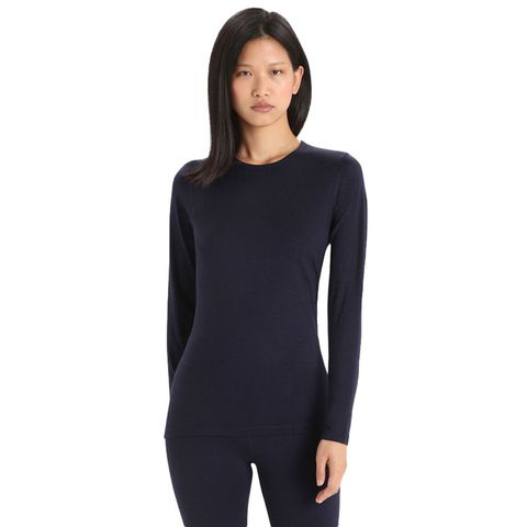 Icebreaker Women's Merino 200 Oasis Crewe - Midnight Navy