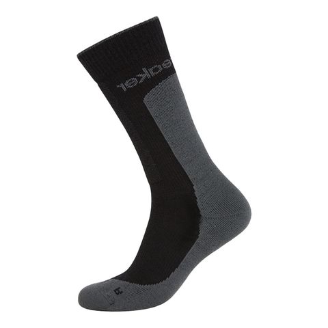 Icebreaker Men's Crew Hike - Medium Cushion - Black/obsidian