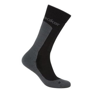 Icebreaker Men's Crew Hike - Medium Cushion - Black/obsidian