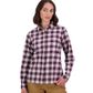 Swandri Women's Taranaki Shirt - Dark Plum / Pumice
