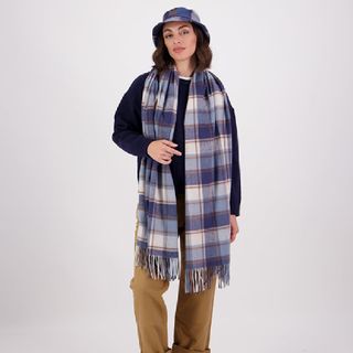 Swanndri Wide Scarf - Fitzroy Check