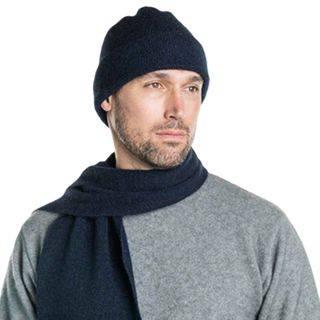 Koru Plain Beanie - Navy