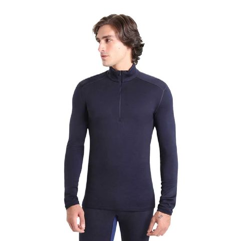 Icebreaker Men's Merino 260 Tech Half Zip - Navy