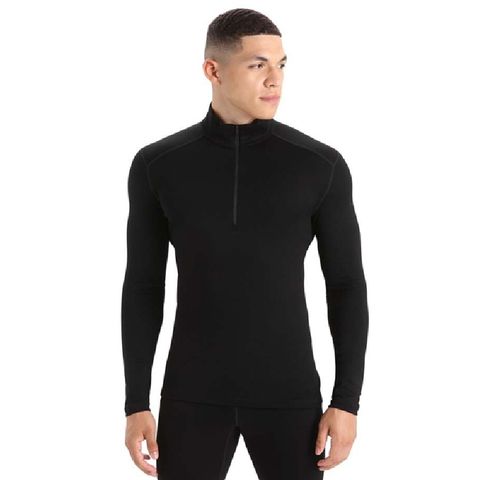 Icebreaker Men's Merino 260 Tech Half Zip - Black