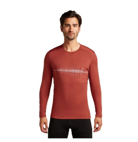 Icebreaker Men's Merino 200 Oasis Crewe - Snow Wave - Jasper