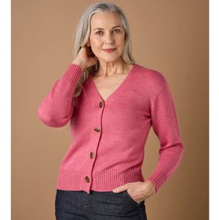 Uimi Women's Jersey Cardigan - Azalea