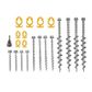 Oztrail Screw In Alu Tent Peg 22 Piece