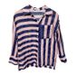 Worthier Women's Faye Striped Shirt - Navy / Pink