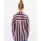 Worthier Women's Faye Striped Shirt - Navy / Pink