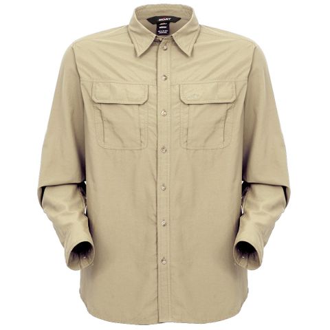 Mont Mens Lifestyle Vented Shirt Stone