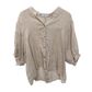 Worthier Women's Aurora Linen Top - Biscuit