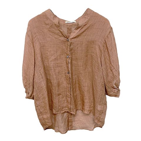 Worthier Women's Aurora Linen Top - Clay
