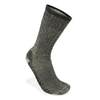 Wilderness Wear Unisex Merino Yak Mountaineer Socks - Black / Tan