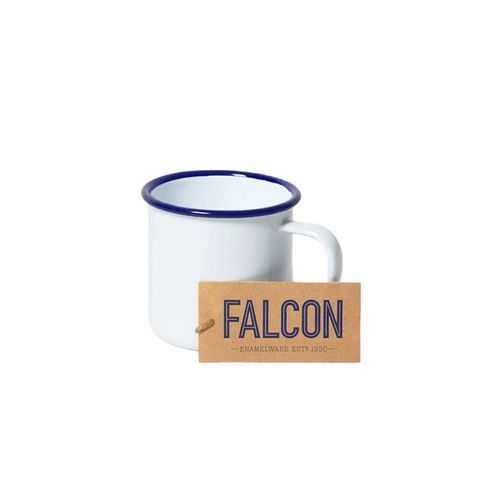 Falcon Enamel 8cm Mug - White