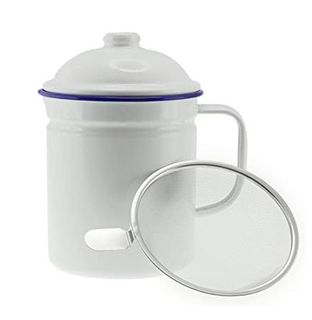 Falcon Enamel 13cm Deluxe Dripping Container - White