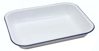 Falcon Enamel 30cm Baking Tray - White