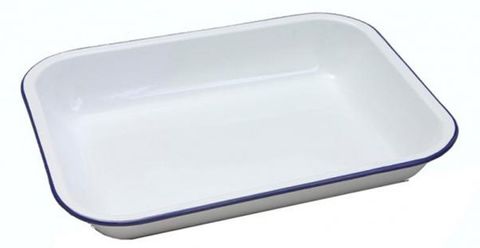 Falcon Enamel 30cm Baking Tray White