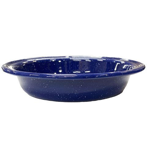 Falcon Enamel 18cm Milk Plate Blue