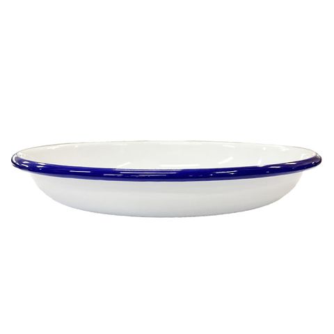 Falcon Enamel 20cm Pasta Plate White