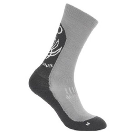 Icebreaker Women's Crew Hike - Light Cushion - Fern Alloy Obsidian/smoke