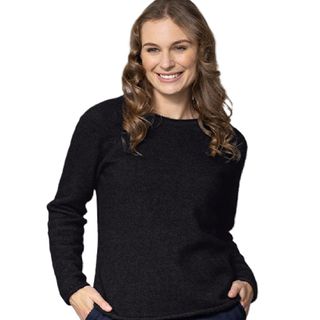 Noble Wilde Women's Rutland Raglan Crew - Black