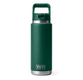 Yeti Rambler 26oz Straw Bottle - Black Forest Green