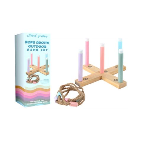 Good Vibes Rope Quoits Set