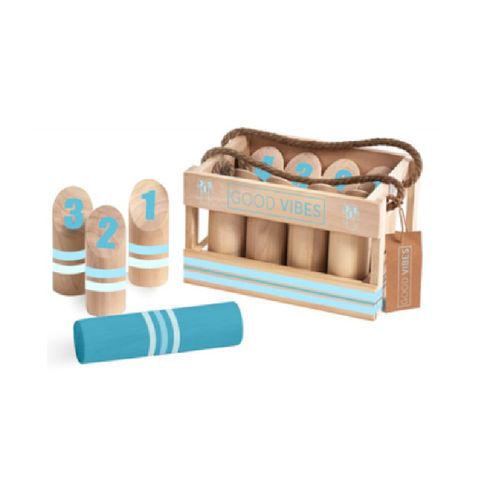 Good Vibes Wood Chuck Game Set W/crate