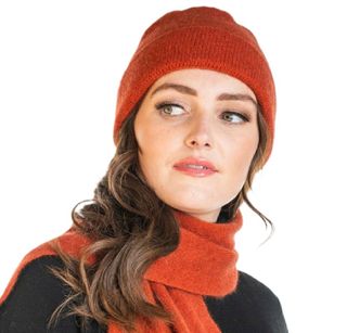 Koru Plain Beanie - Sienna