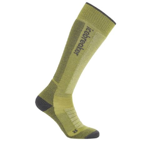 Icebreaker Women's - Over The Calf - Ski - Medium Cushion - Olive / Obsidian