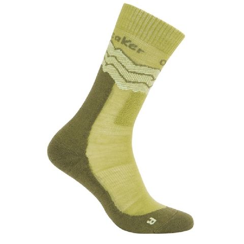 Icebreaker Women's Crew Hike - Medium Cushion - Olive / Ash