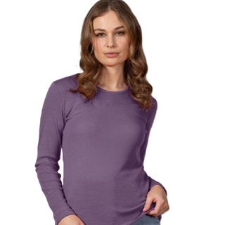 Bayroad Merino Women's Harper Crew - Orchid