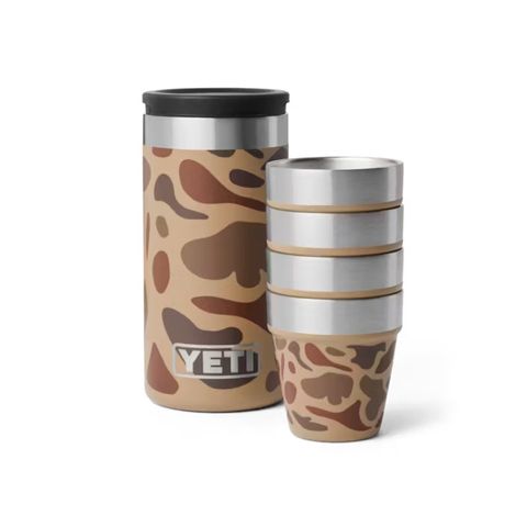 Yeti Shot Glasses & Case Wetlands Camo