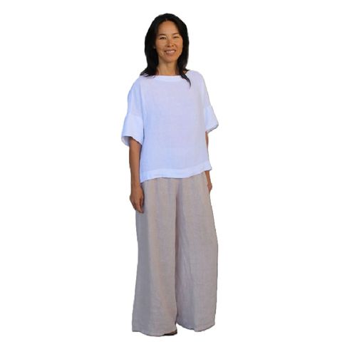 Montaigne Celine Top - White