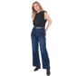 Saint Rose Women's Jayne Wide Leg Jean - Dark Denim