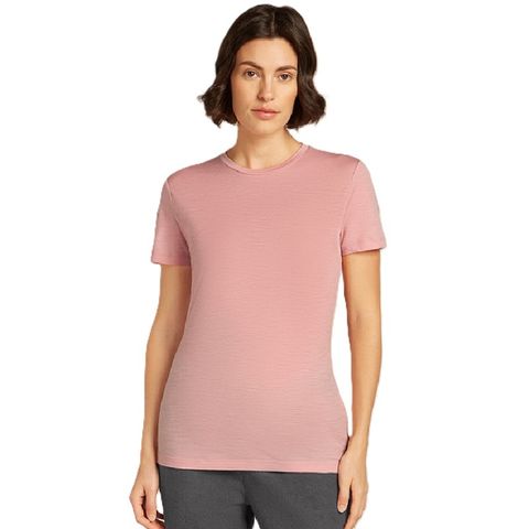 Icebreaker Women's Merino Tech Lite 3 Short Sleeve - Blush
