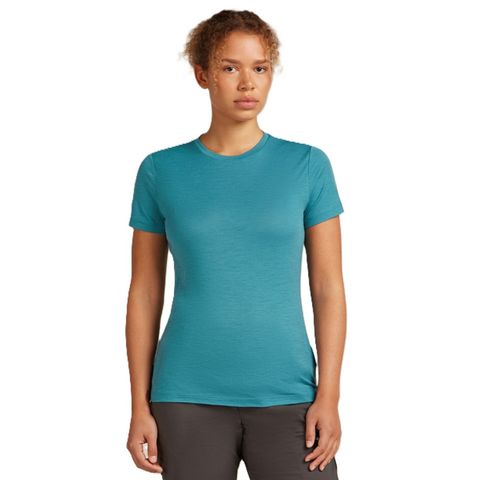 Icebreaker Women's Merino Tech Lite 3 Short Sleeve - Topaz