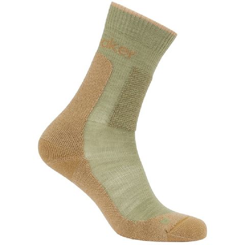 Icebreaker Women's Crew Hike - Medium Cushion - Lichen / Sand